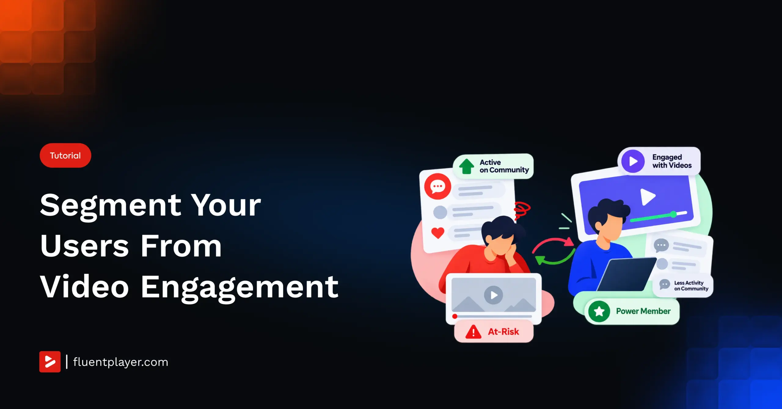 Segment your users from video engagement in community or courses.